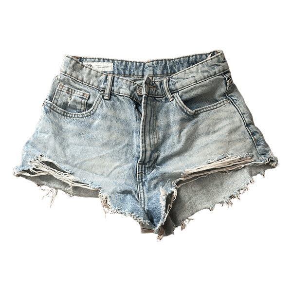 Lyseblå Zara denimshorts