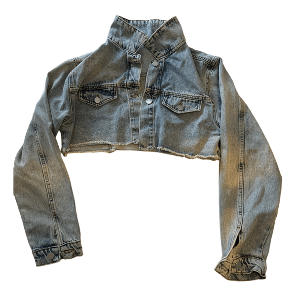 Kort denimjakke
