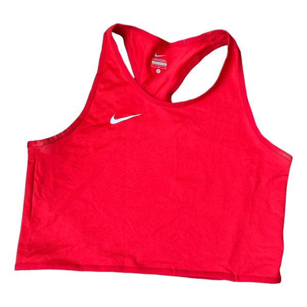 Red Nike tank top