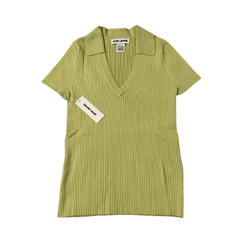 Ribbed v-neck top