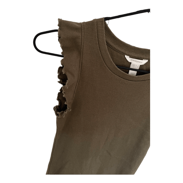 Olive midi dress