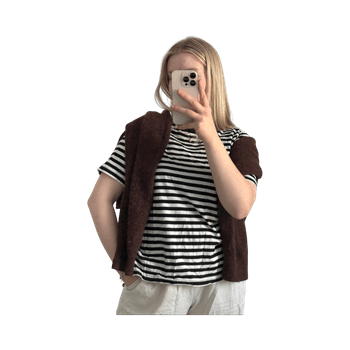 Striped short sleeve tee