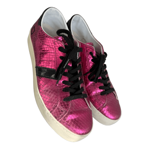 D.A.T.E. pink sneakers