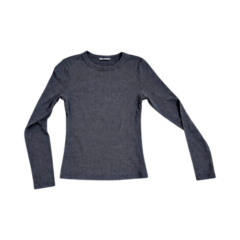 Zara grey long-sleeve top