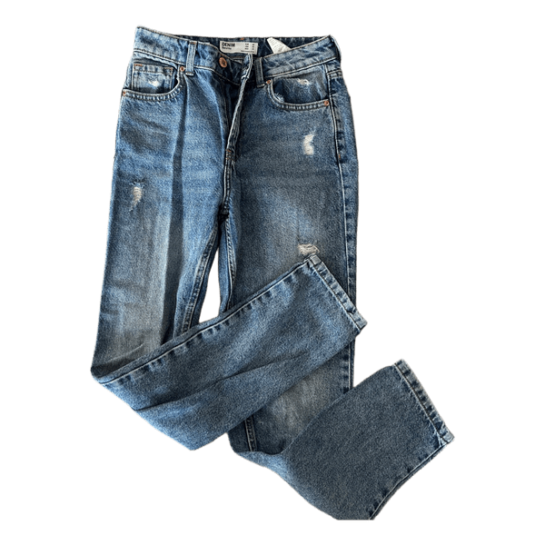 Blue mom jeans