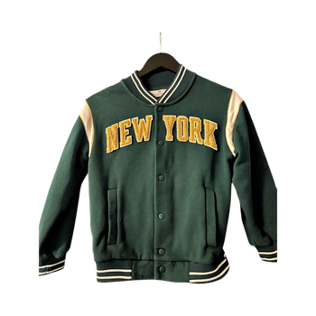 Vihreä New York college-takki