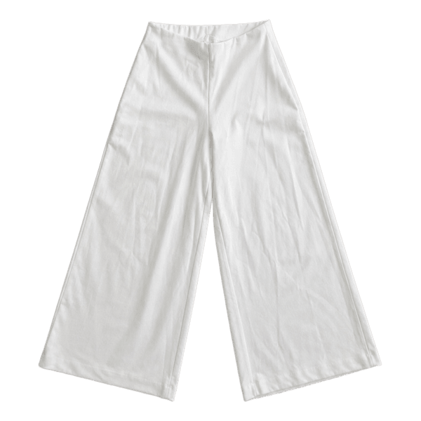 White wide leg trousers Zara