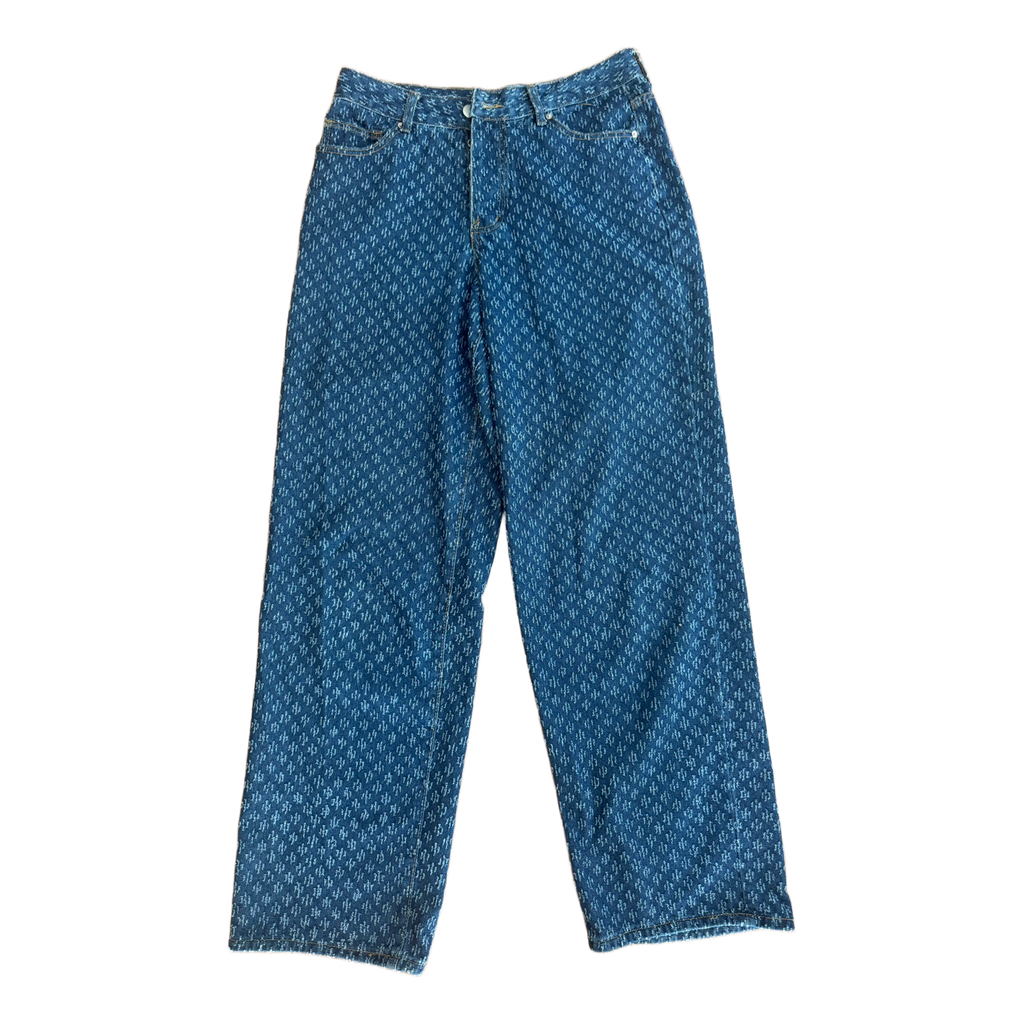 MSGM logo print jeans