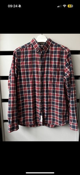 Plaid cotton shirt