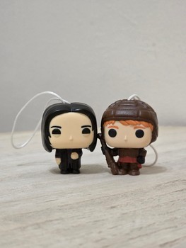 Funko Pop Severus Snape and Ron Weasley