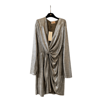 Club L London hopeinen mekko koko 50