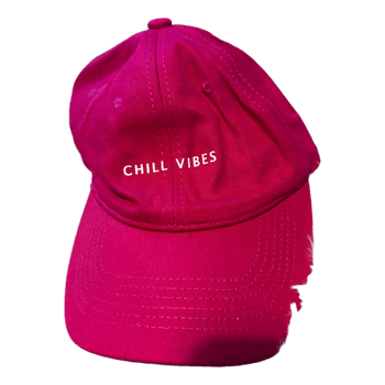 Pink chill vibes cap