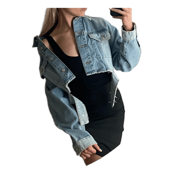 Zara cropped denim jackey