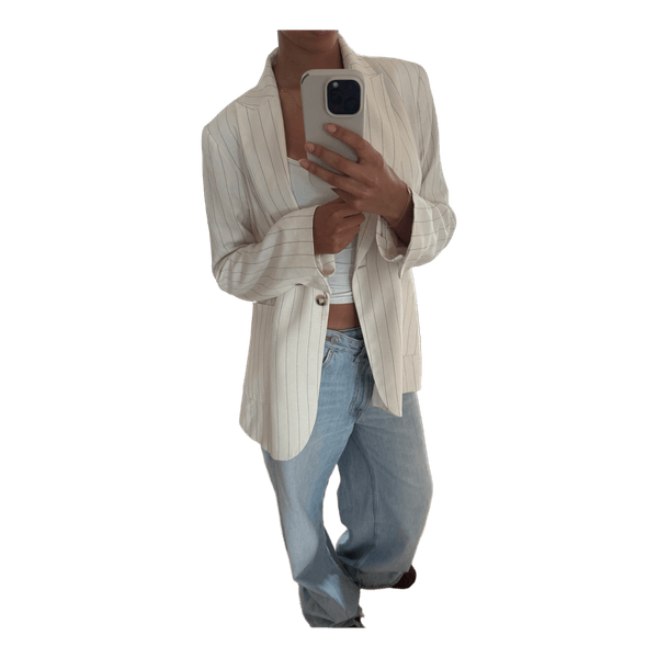 H&M stribet blazer