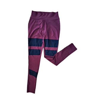 Burgundy leggings