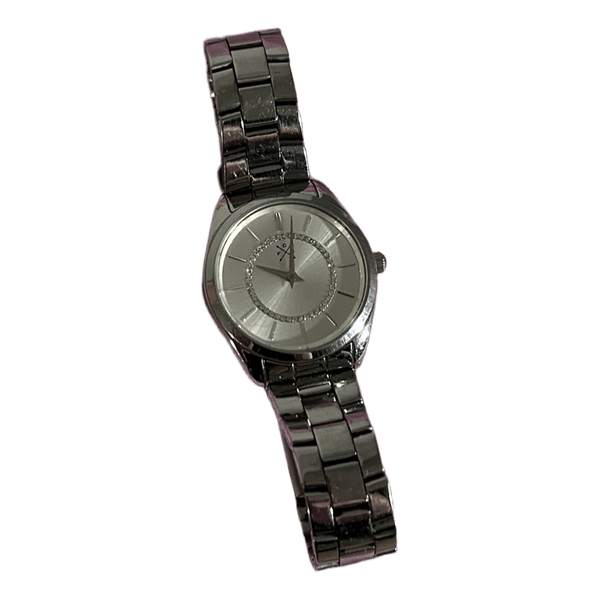 Silver stainless steel watch