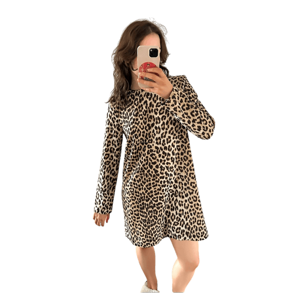 Cute H&M leopard print dress