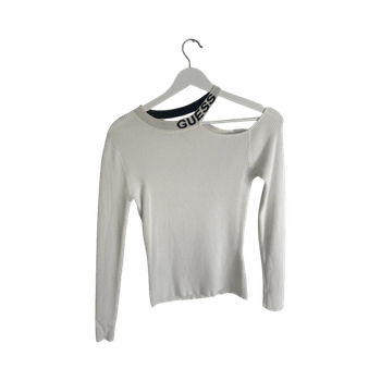 Ribbed one-shoulder top