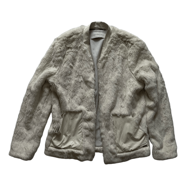 Calvin Klein Jeans Faux Fur Jacket