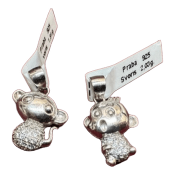 Silver 925 monkey pendants | NOS