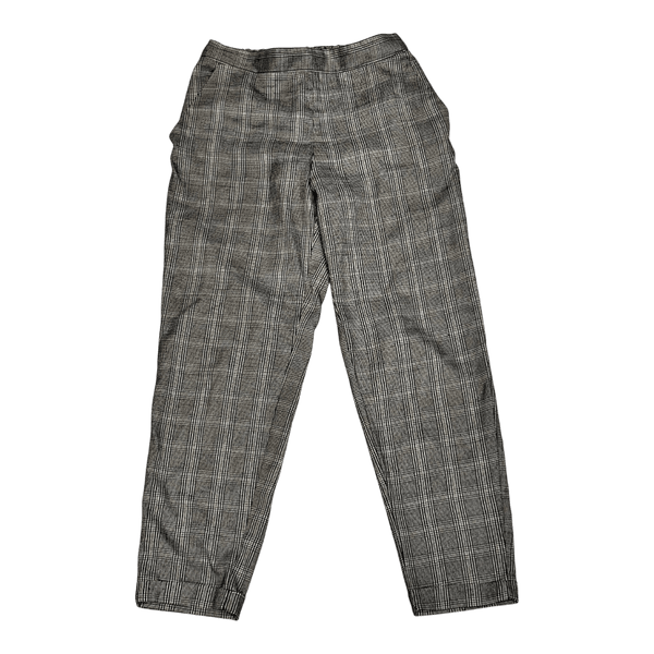 Grey plaid trousers