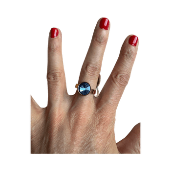 Blue gem size 19 Vidal&Vidal ring- New with tags