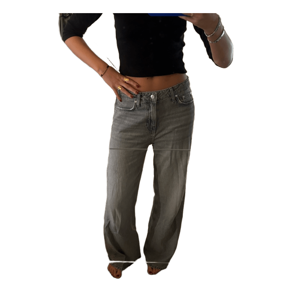 Grå wide leg jeans