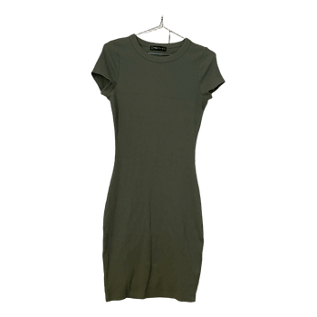 Khaki joustava mekko