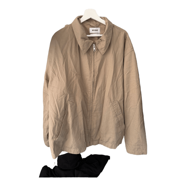 Beige Weekday jakke
