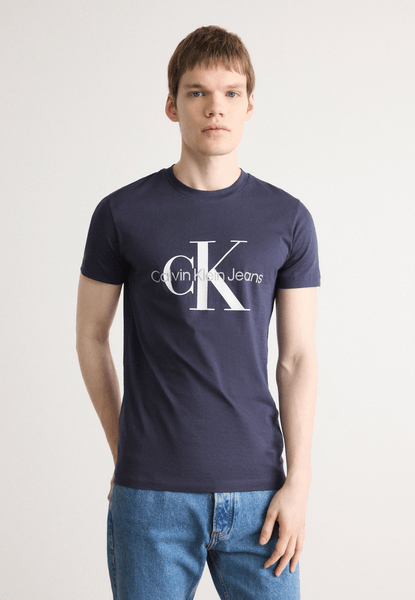 Navy print t-shirt
