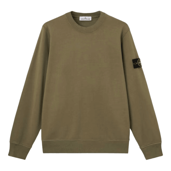 Olivengrøn Stone Island sweatshirt