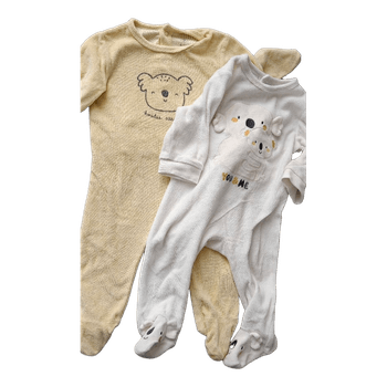 Lasten potkupuvut pyjamat 2 kpl