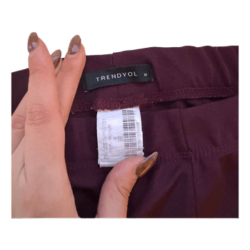 Trendyol burgundy cycling shorts