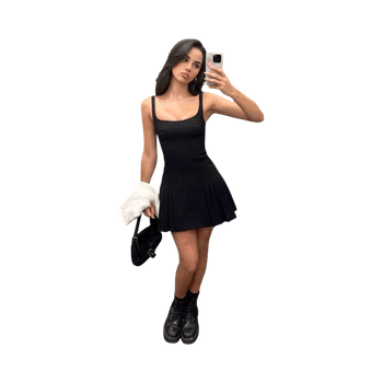 Black tennis dress