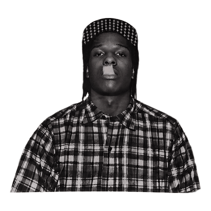 A$AP Rocky wall flag