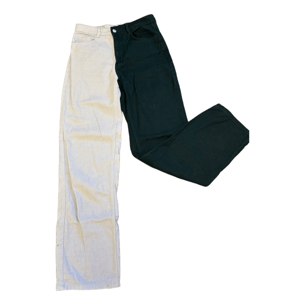 Monki two-tone jeans