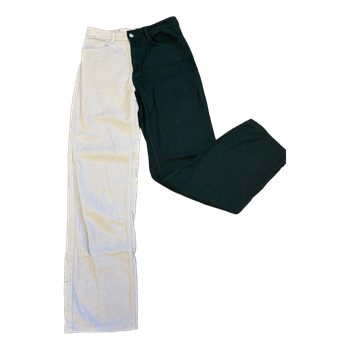 Monki two-tone jeans