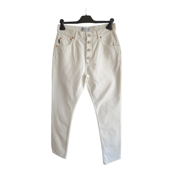 Balenciaga balti džinsai