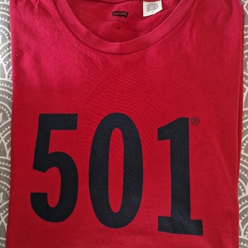 Red cotton t-shirt