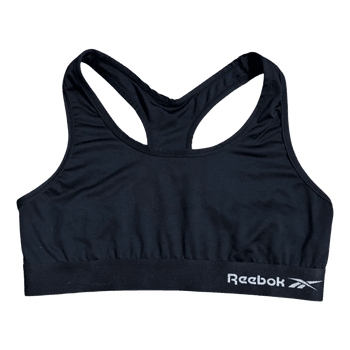 Black Reebok sports bra