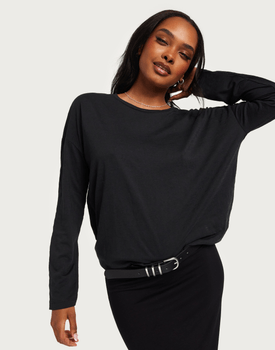 Black high/low top