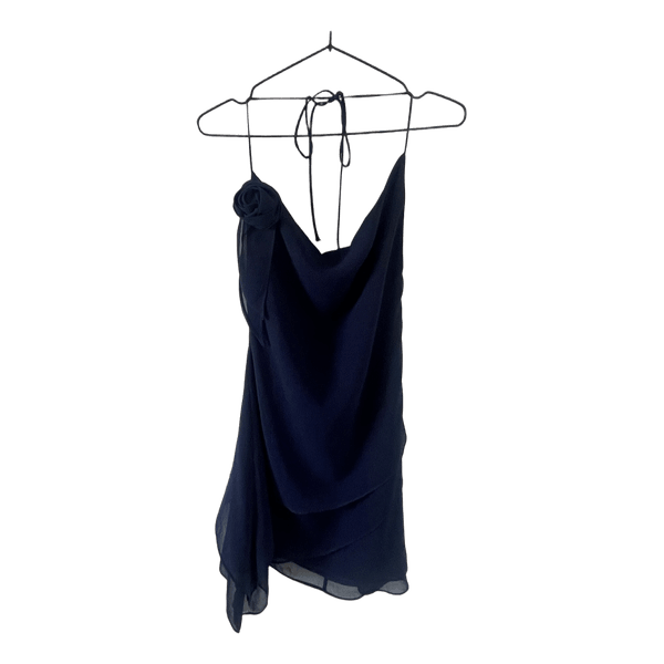 navy mini dress