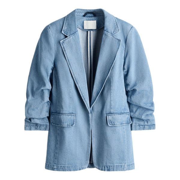Lyseblå denim blazer