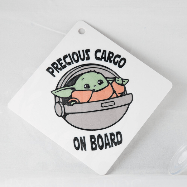 3D printed precious cargo sign