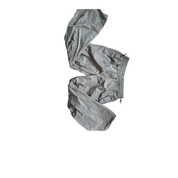 Grey cargo trousers