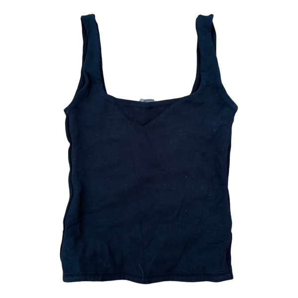 Sort Zara ribbet top