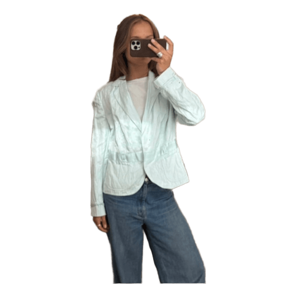 Lyseblå blazer