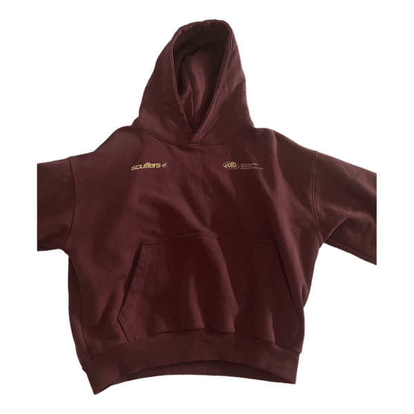 Scuffers bordeaux hættetrøje