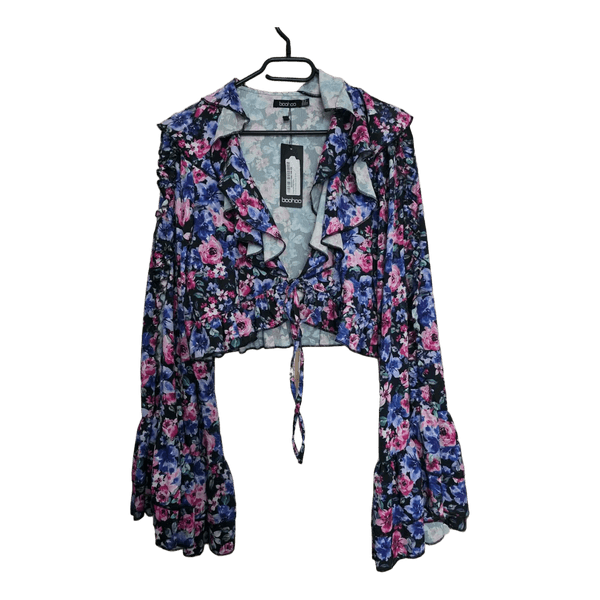 Boohoo gėlėta palaidinė