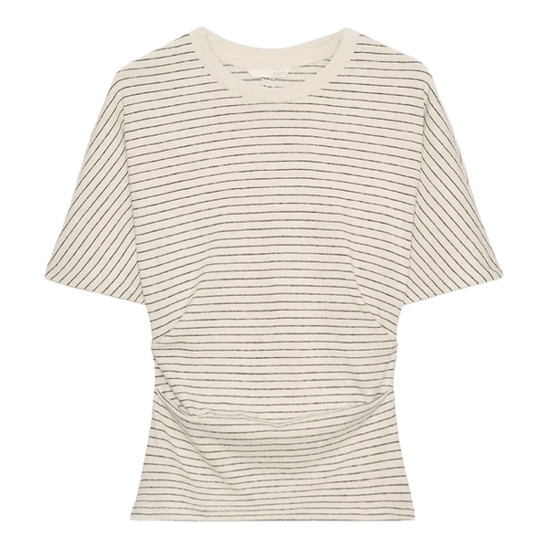 Stribet kortærmet t-shirt